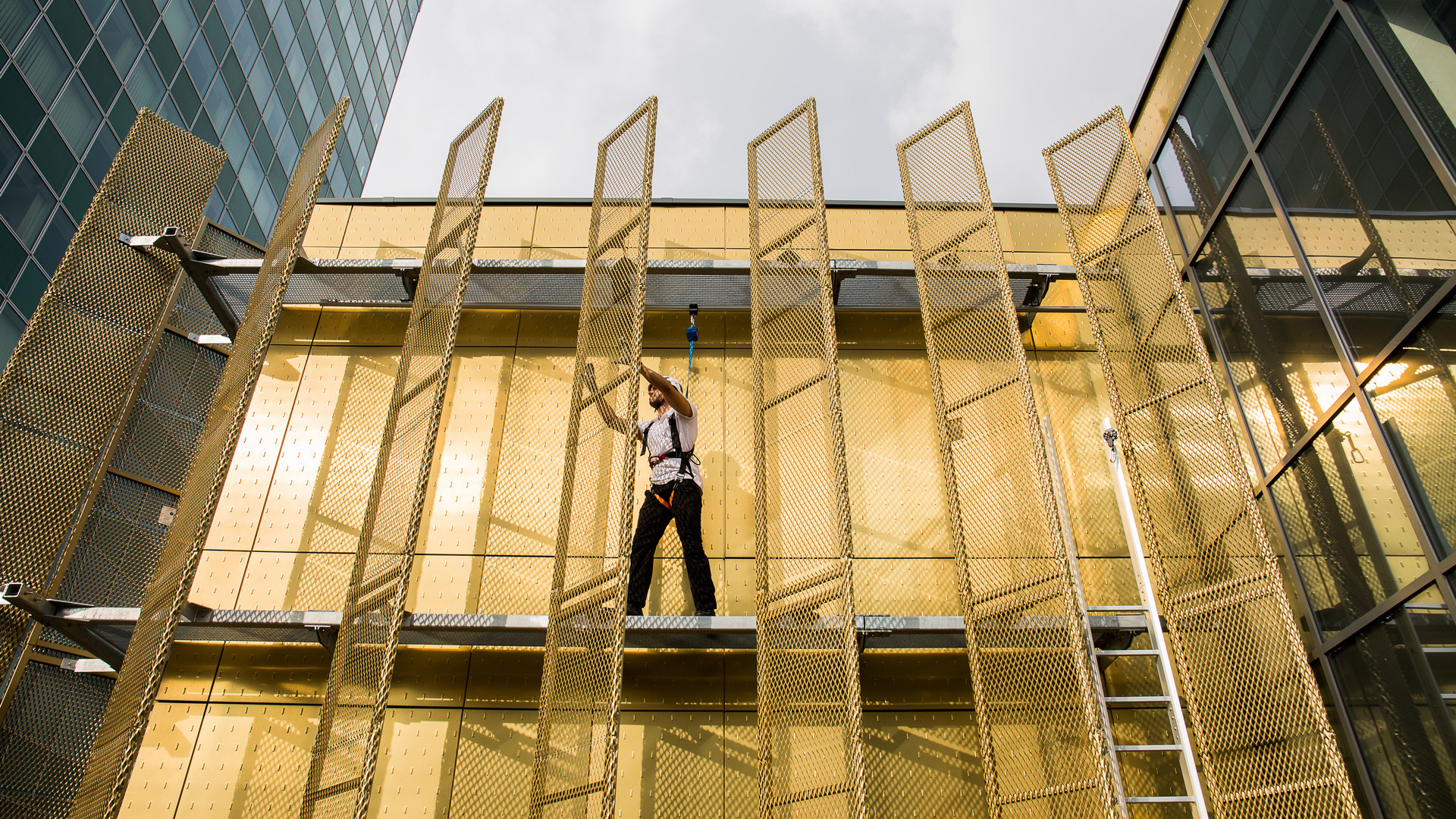 Installation im Einkaufszentrum Rive Gauche