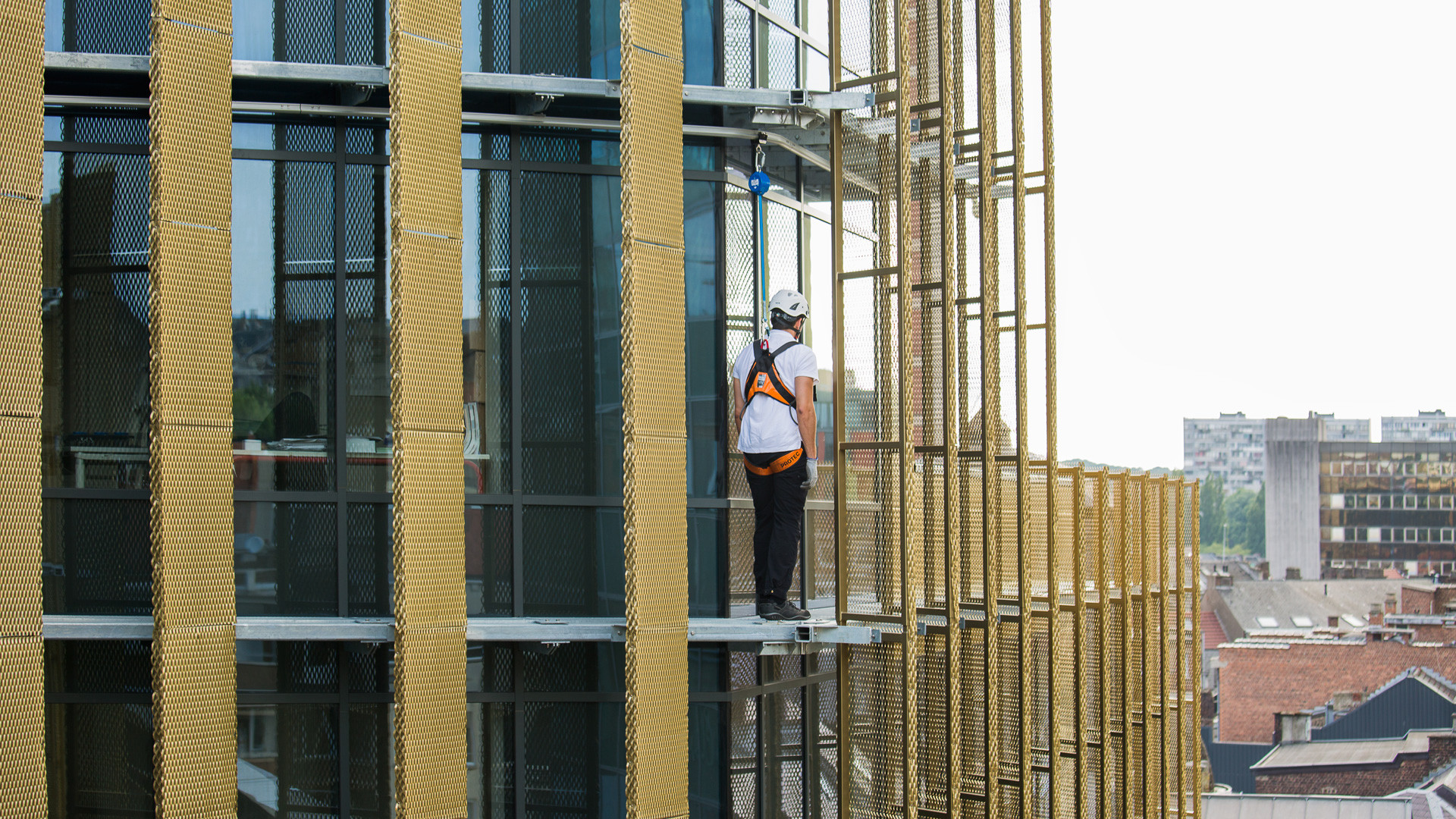 Installation im Einkaufszentrum Rive Gauche