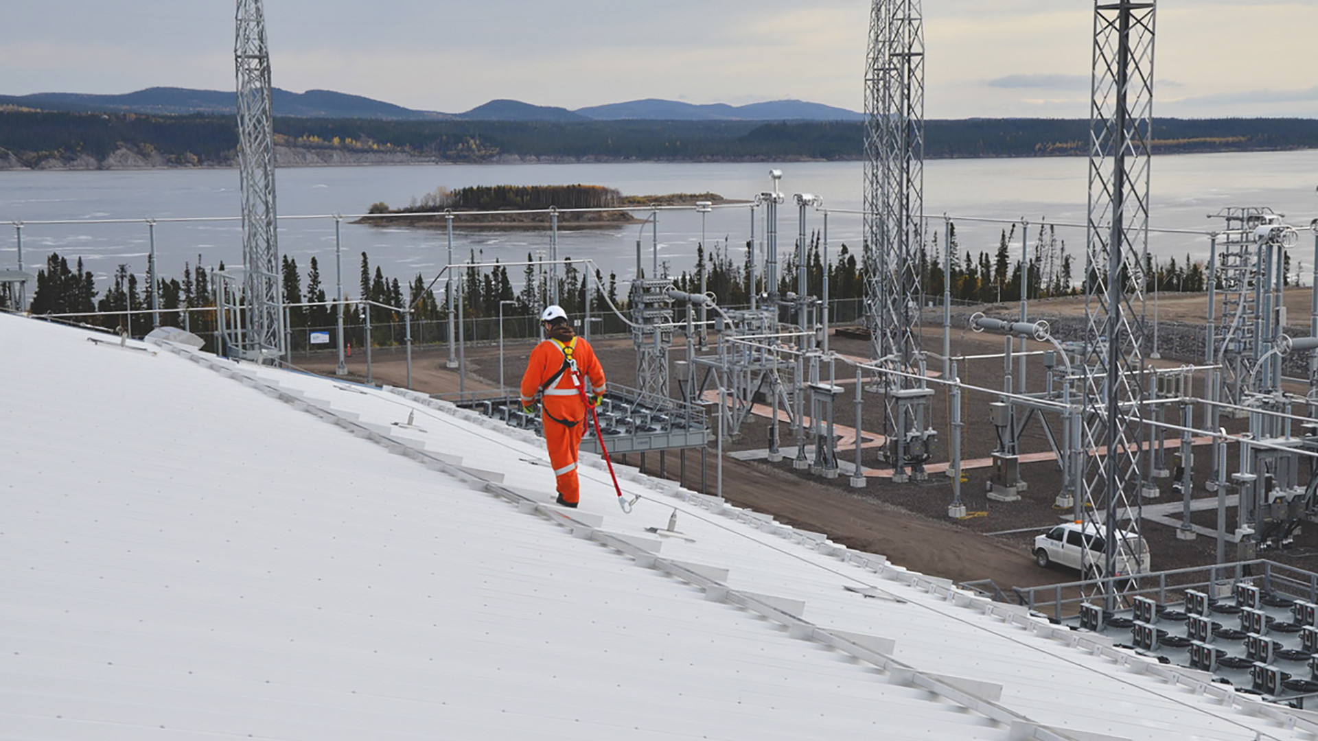 Securing a dam in Canada's Far North