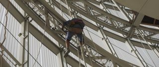 Discesa in corda, Aspire Tower Doha