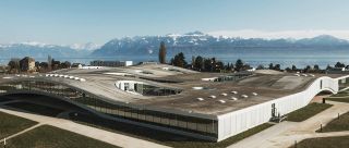 Rijdende balk EPFL Lausanne Zwitserland