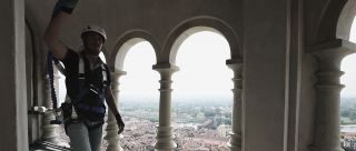 SecuRope-Seilsicherung im "Duomo Pavia"