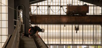 Securope с креплением над головой на металлургическом заводе Люксембург