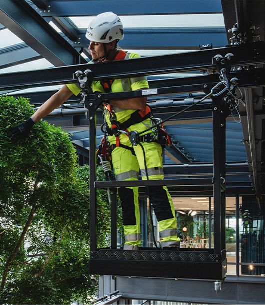The importance of maintaining glass roofs/ceilings for safety and aesthetics.